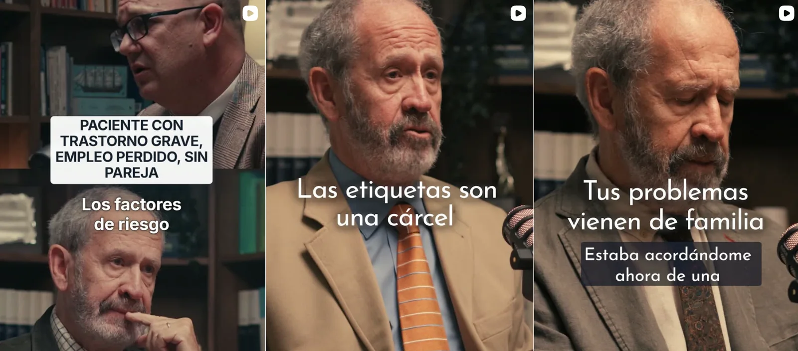 Otras tres publicaciones recientes de Formación Psicoterapia en Instagram